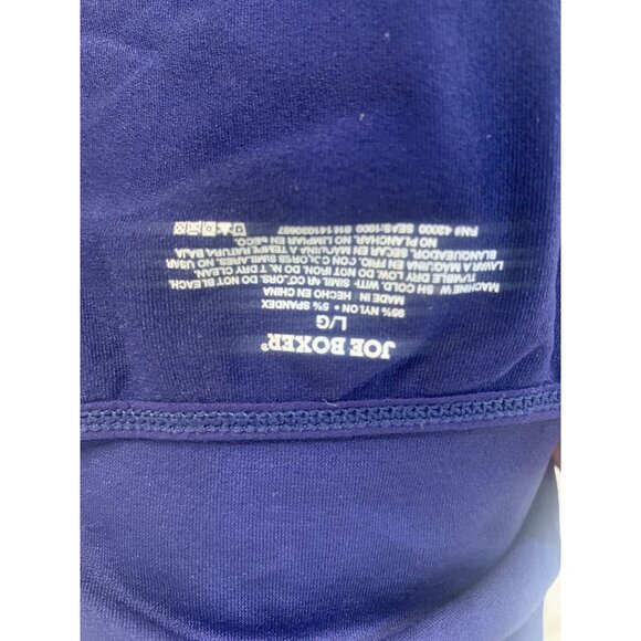 (B-62) short sleeves womens top darck blue size L Joe Boxer . corre chica - Picture 6 of 6